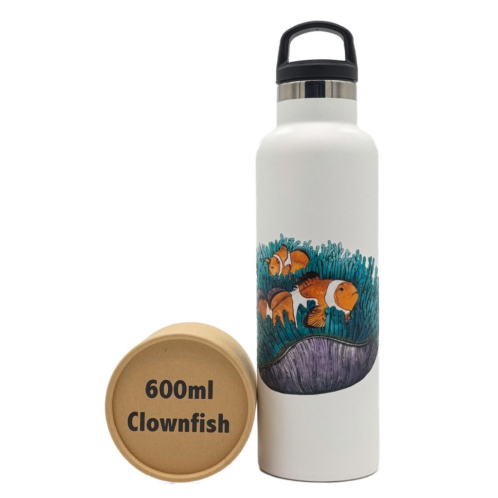 Fish Tank Bottle 600ml Clownfish