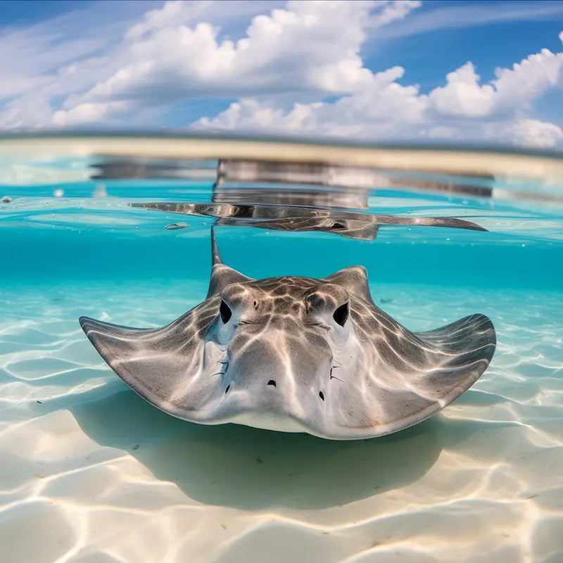 Manta im Meer