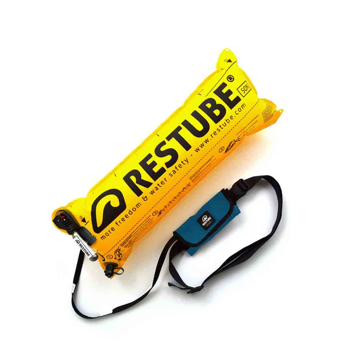 Restube ONE Schwimmboje, inkl. CO² Patrone, selbstaufblasend