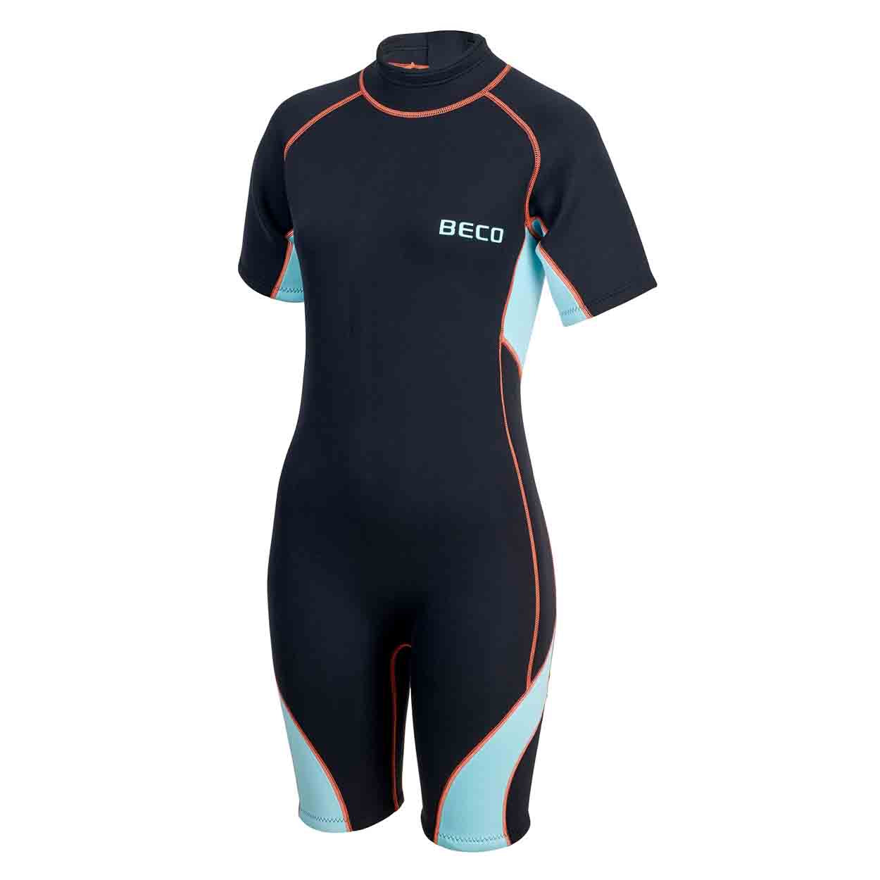 BECO Neoprenanzug Damen kurz, 3mm UPF 50+