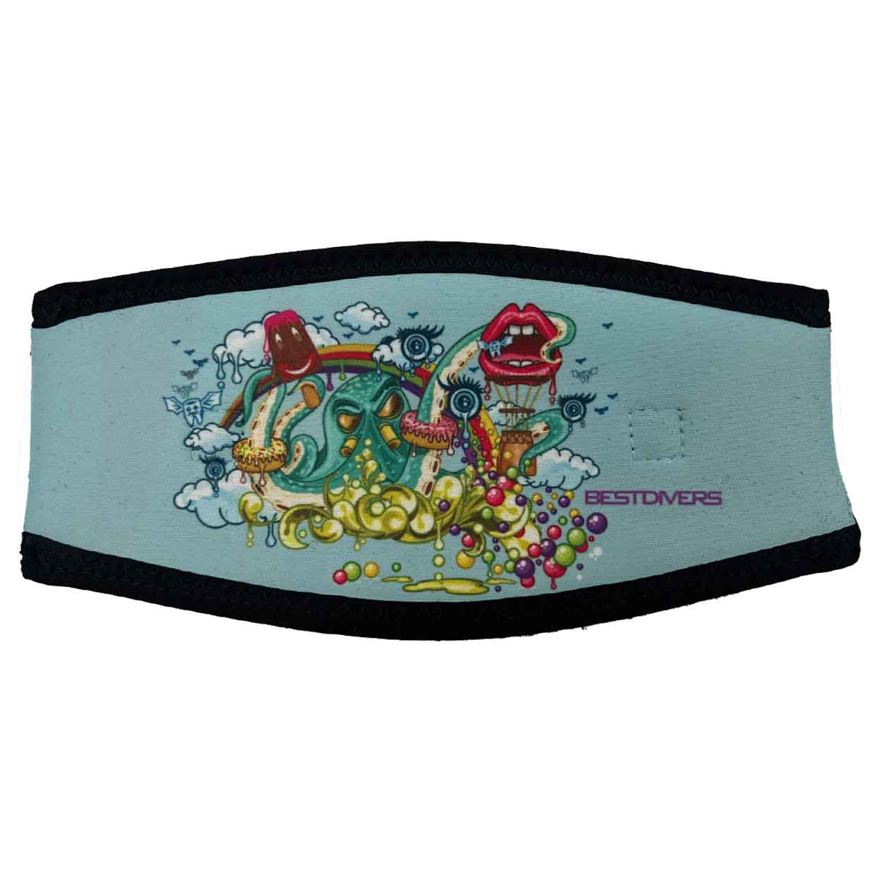 best-divers-neopren-maskenband-pop-art - waterloverz.com Onlineshop für Tauchen, Schnorcheln, Schwimmen