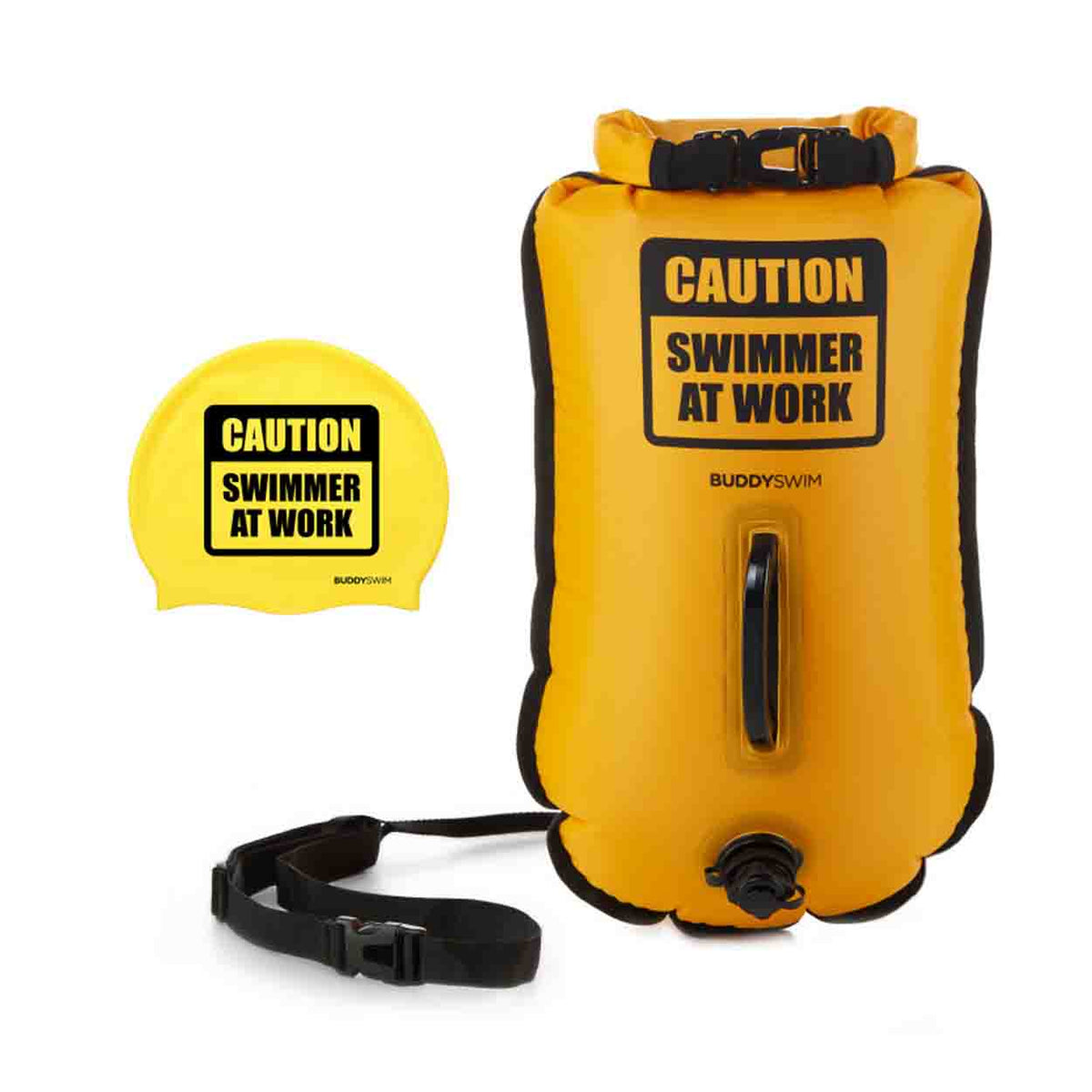 Buddyswim Open Water Schwimmboje 20l - mit wasserdichter DryBag Tasche