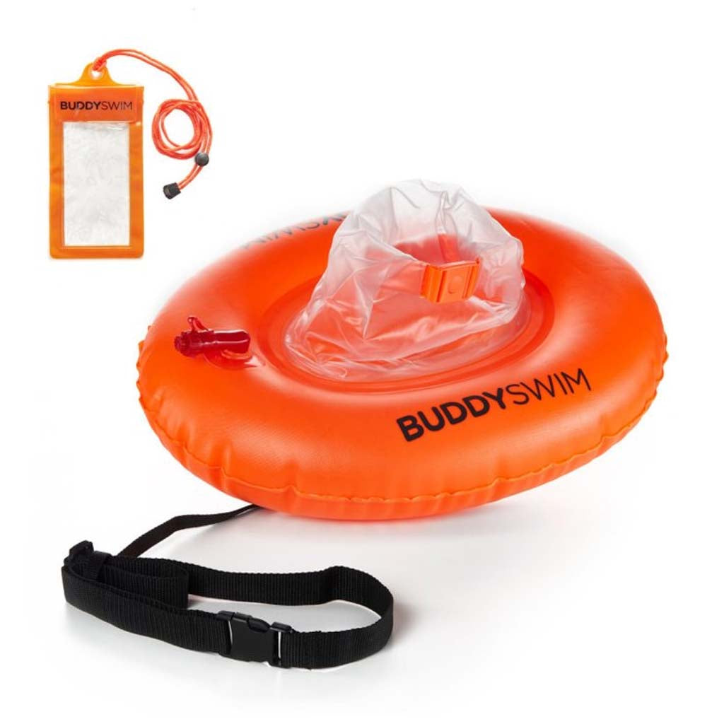 Buddyswim Open Water Schwimmboje Hydrastation orange