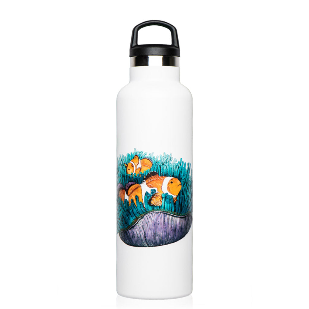 fish-tank-bottle-trinkflasche-600ml-clownfish - waterloverz.com Onlineshop für Tauchen, Schnorcheln, Schwimmen