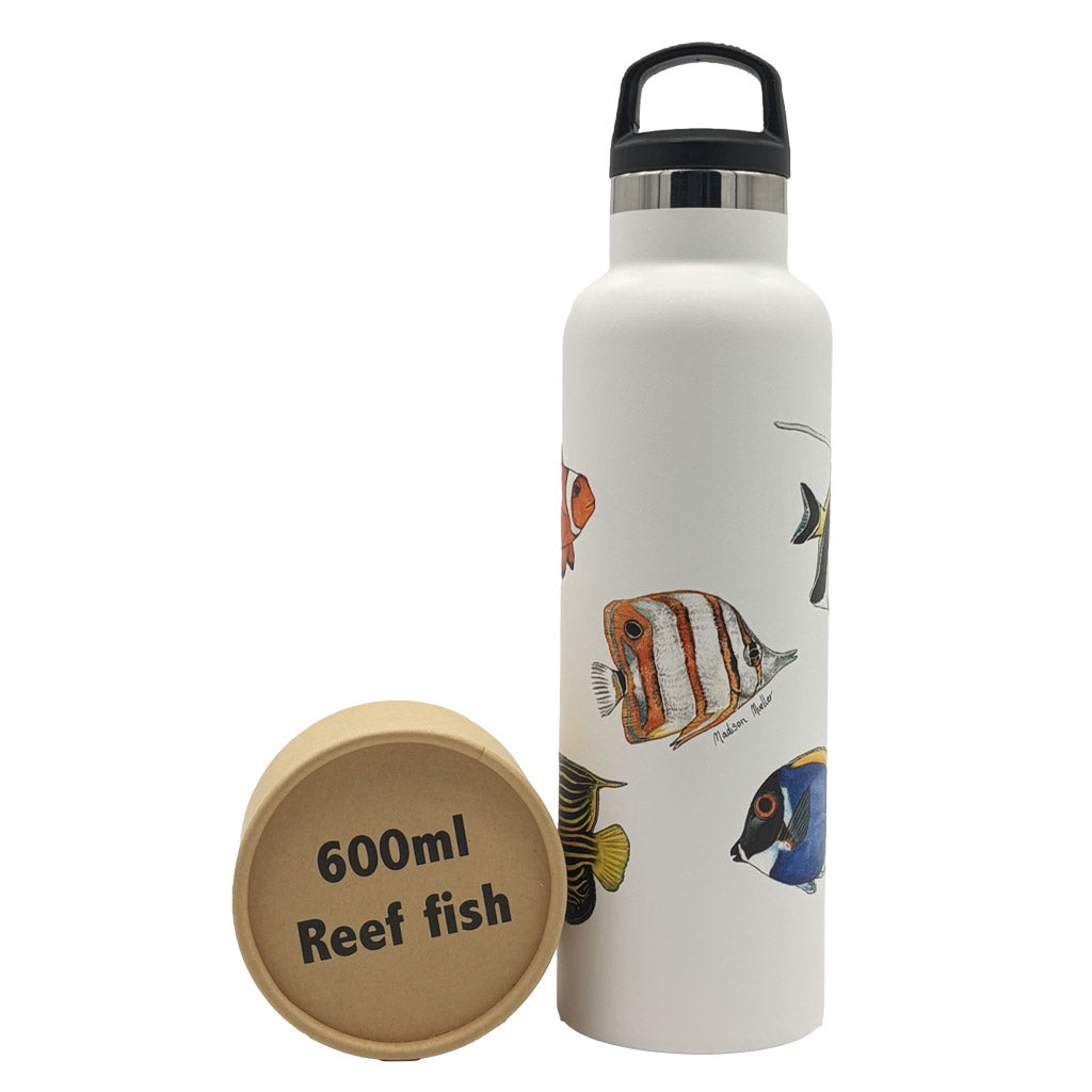 fish-tank-bottle-trinkflasche-600ml-reef-fish - waterloverz.com Onlineshop für Tauchen, Schnorcheln, Schwimmen
