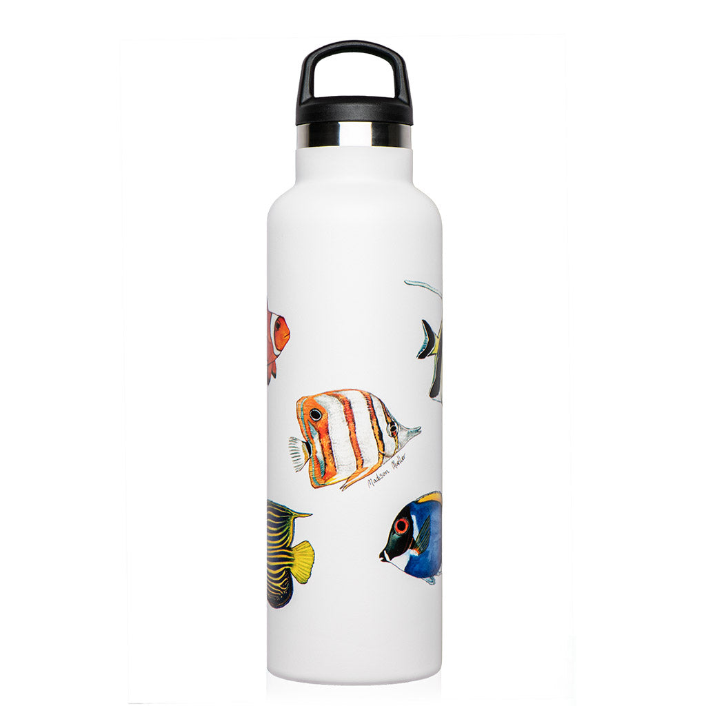 fish-tank-bottle-trinkflasche-600ml-reef-fish - waterloverz.com Onlineshop für Tauchen, Schnorcheln, Schwimmen