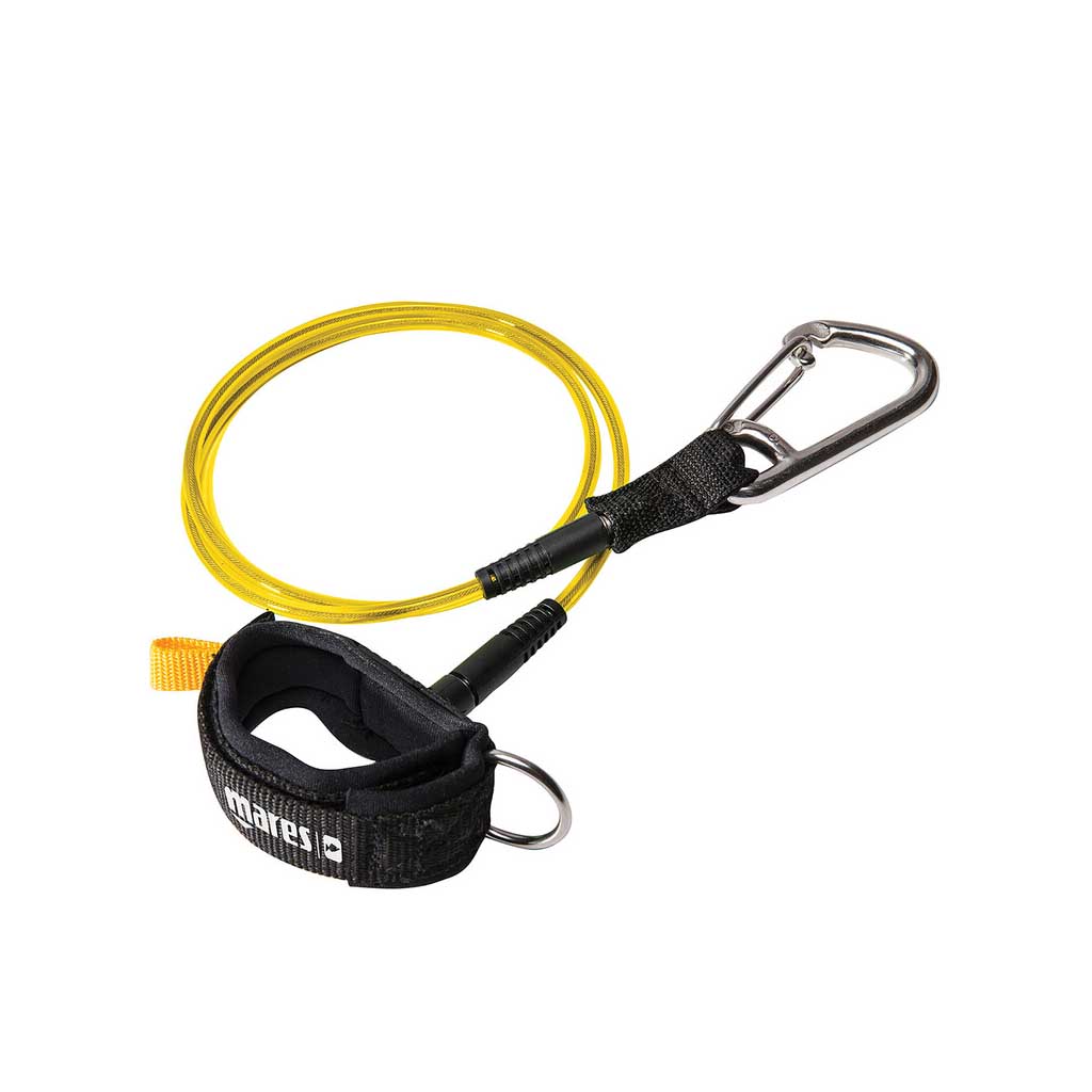 mares-lanyard-freediving-mit-schnappverschluss-1 - waterloverz.com Onlineshop für Tauchen, Schnorcheln, Schwimmen
