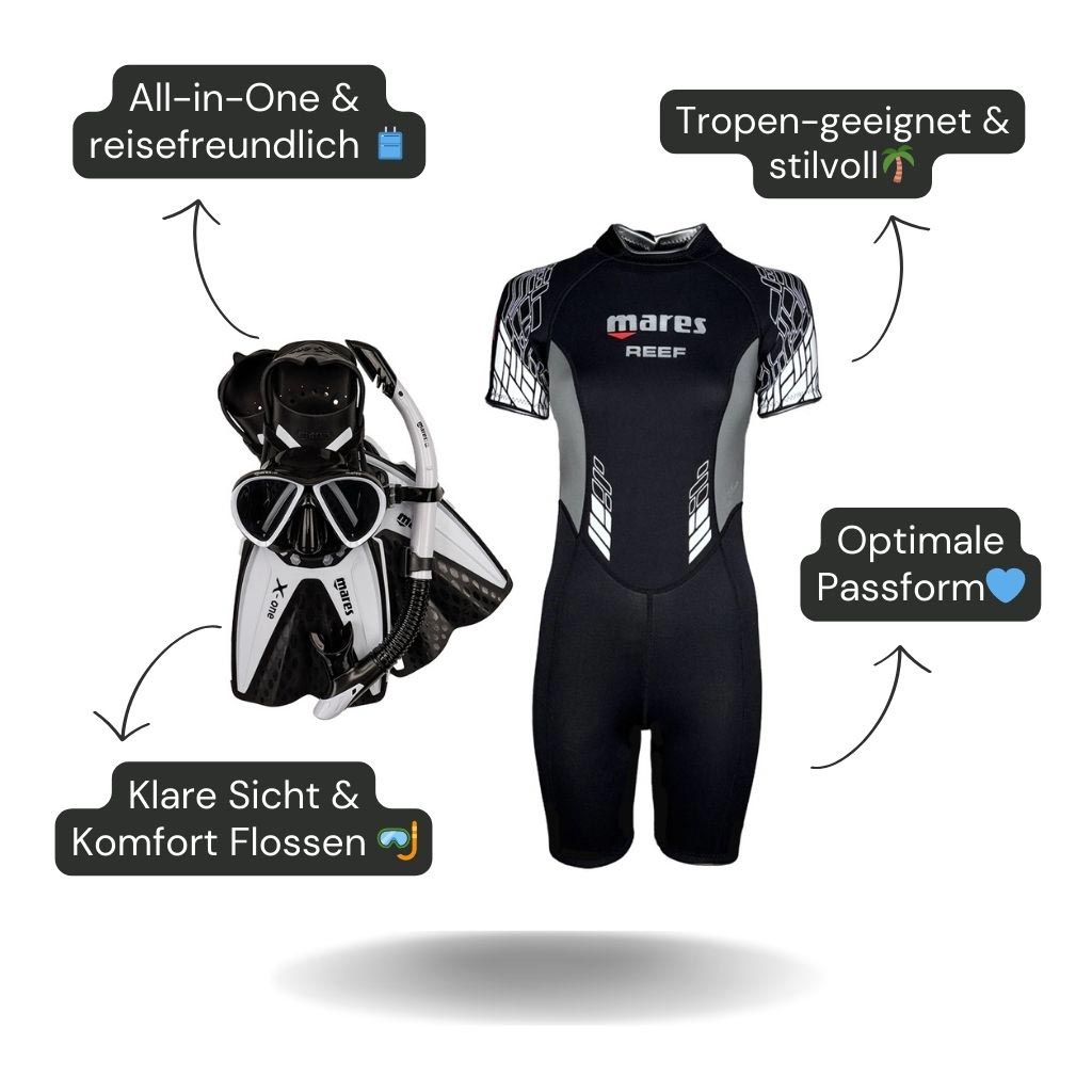 malediven-schnorchelset-damen-weiss-1 - waterloverz.com Onlineshop für Tauchen, Schnorcheln, Schwimmen