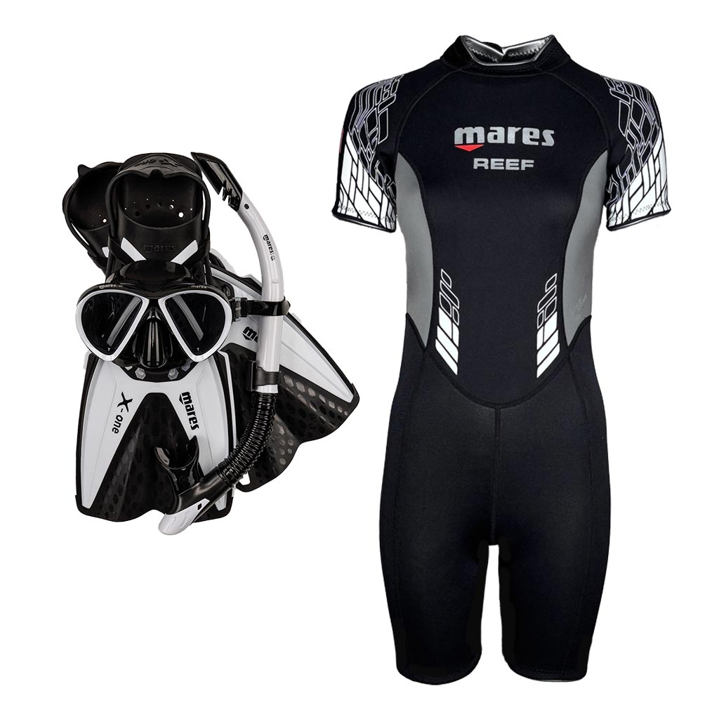 malediven-schnorchelset-damen-weiss-1 - waterloverz.com Onlineshop für Tauchen, Schnorcheln, Schwimmen