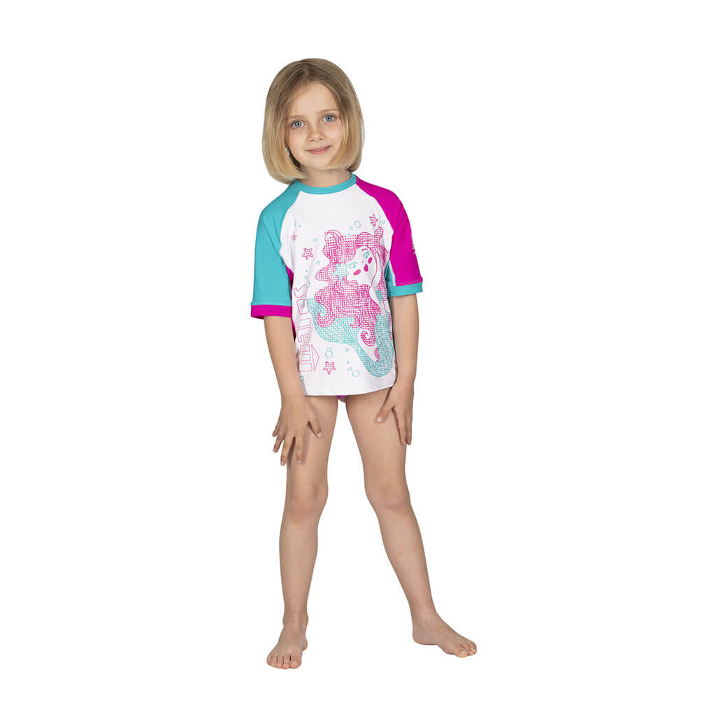 Mares Rash Guard Shield in magenta