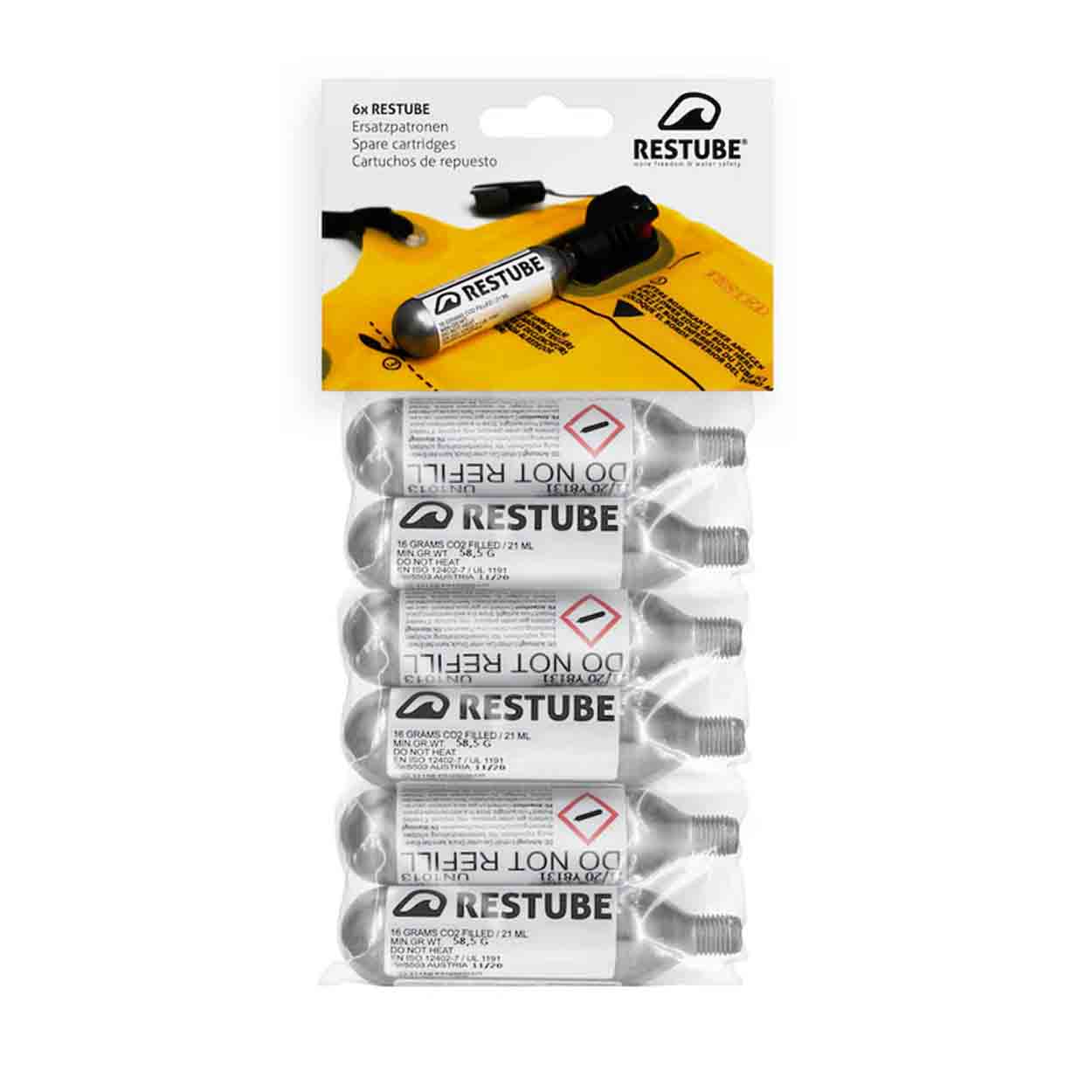 Restube CO² Patrone 16g für Sicherheitsbojen