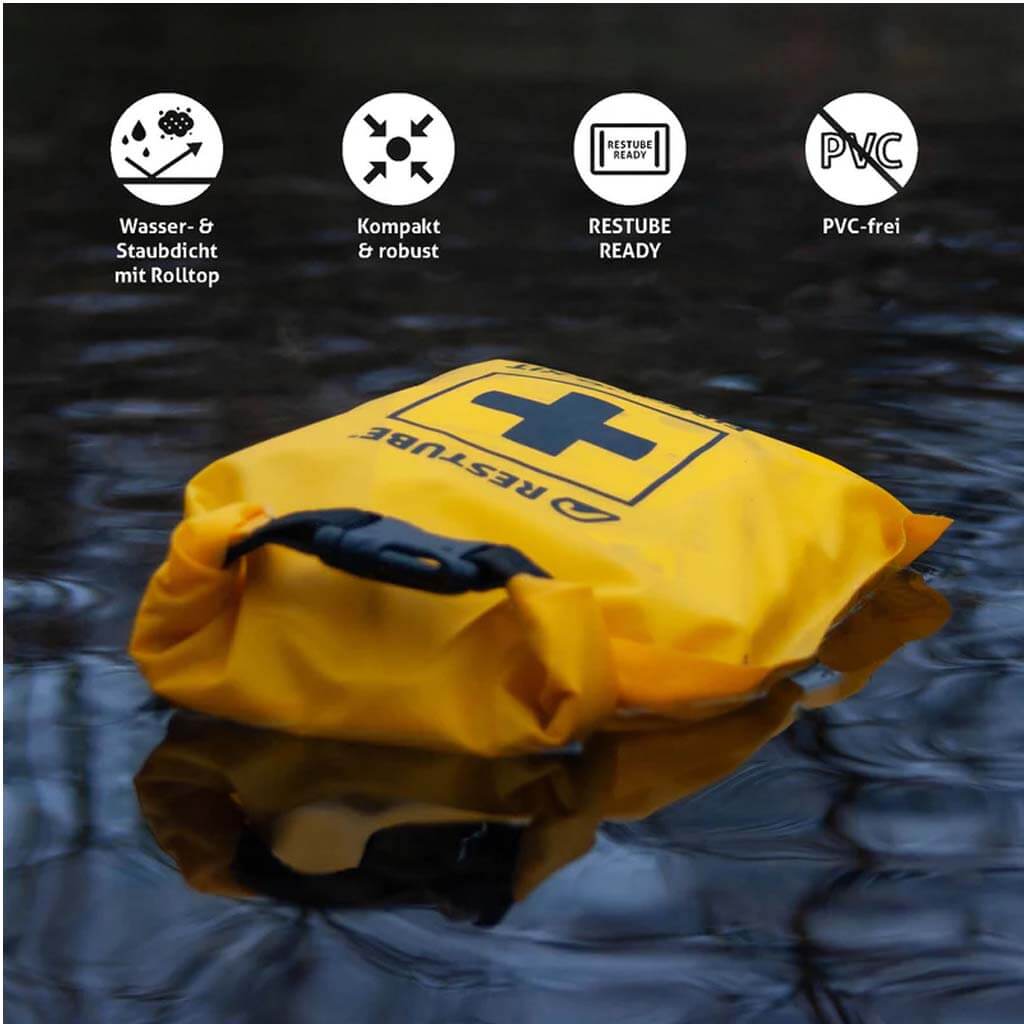 Restube Erste Hilfe Set im wasserdichten Beutel - für alle Outdoor Aktivitäten