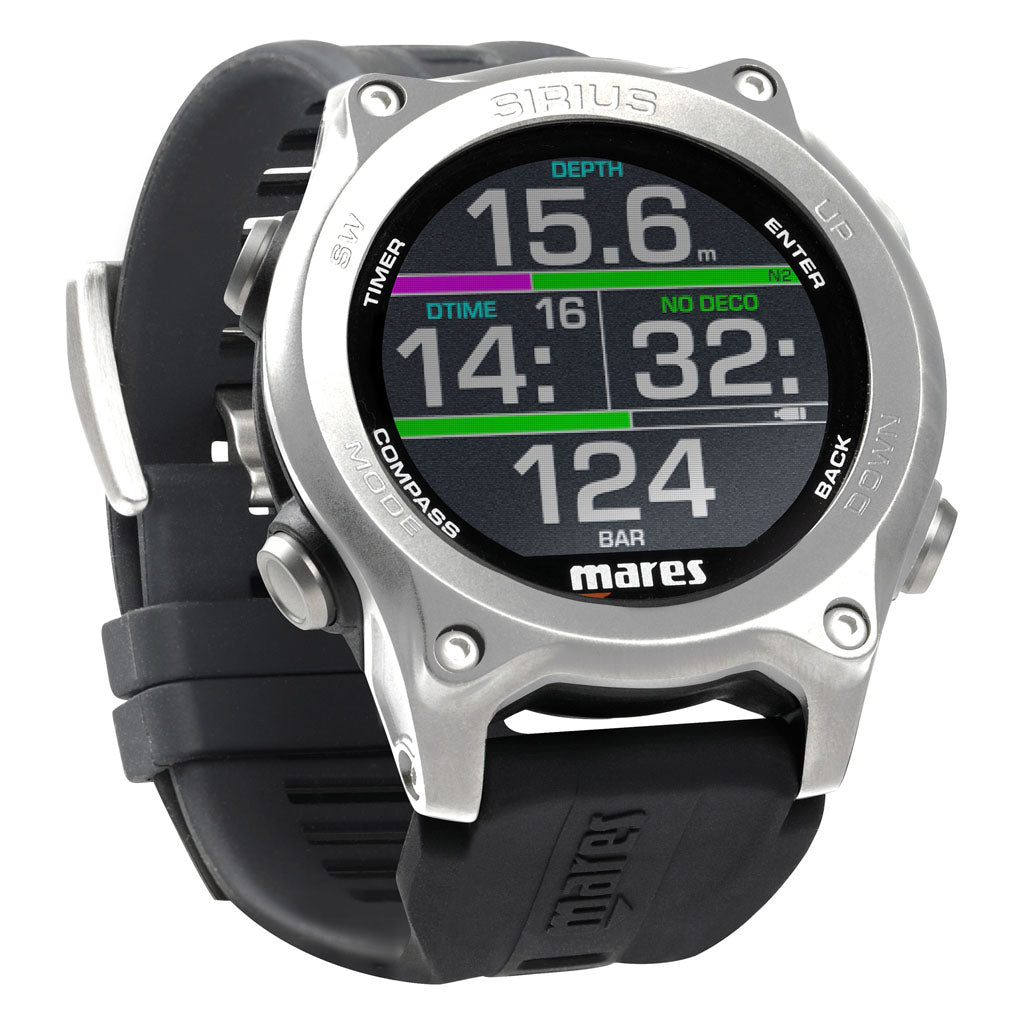 mares-sirius-tauchcomputer - waterloverz.com Onlineshop für Tauchen, Schnorcheln, Schwimmen