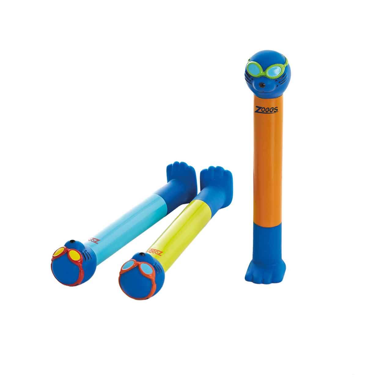 zoggs-dive-stick-3pcs-pack - waterloverz.com Onlineshop für Tauchen, Schnorcheln, Schwimmen
