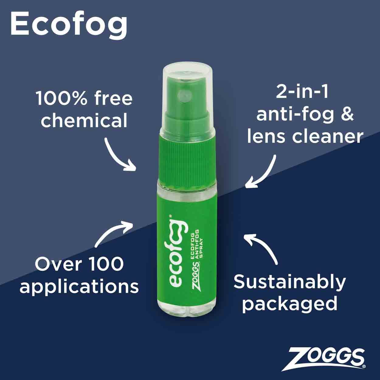 Zoggs Ecofog Anti-Fog Spray 15ml
