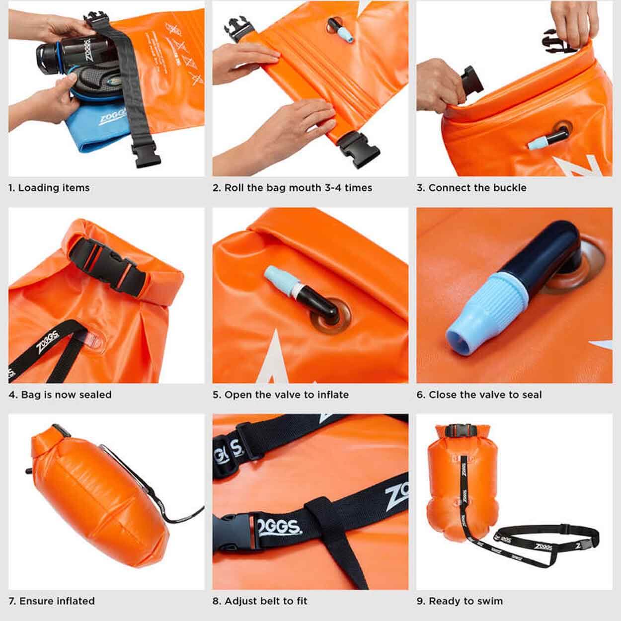 zoggs-hi-viz-schwim-buoy - waterloverz.com Onlineshop für Tauchen, Schnorcheln, Schwimmen