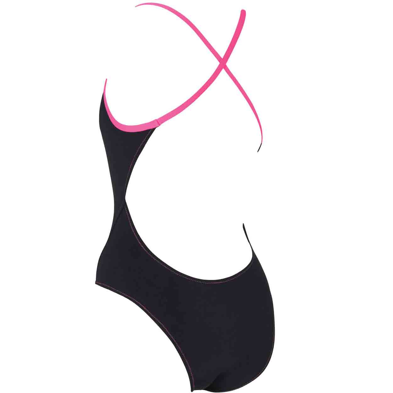 Zoggs Badeanzug Kona Triback Damen schwarz-magenta