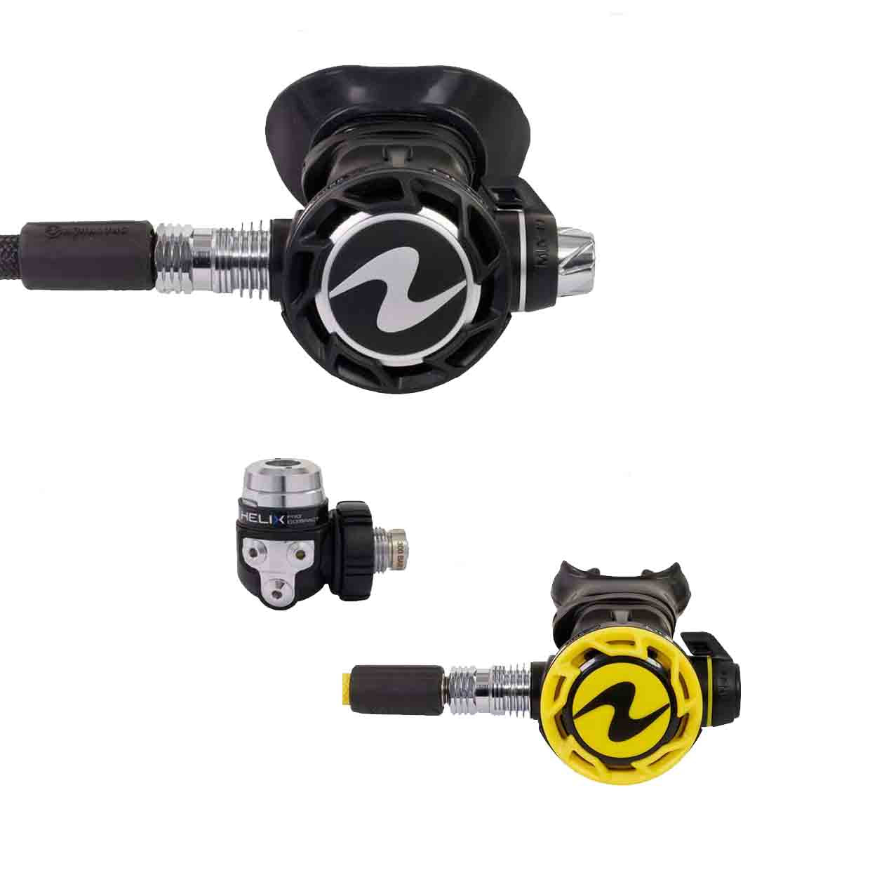 Aqualung Helix Compact Pro + Helix Compact Pro Octopus