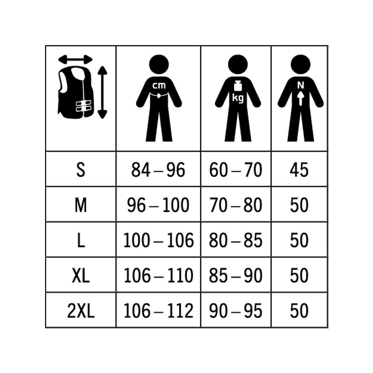 BECO Beactive Schwimmweste Erwachsene NEO 50N