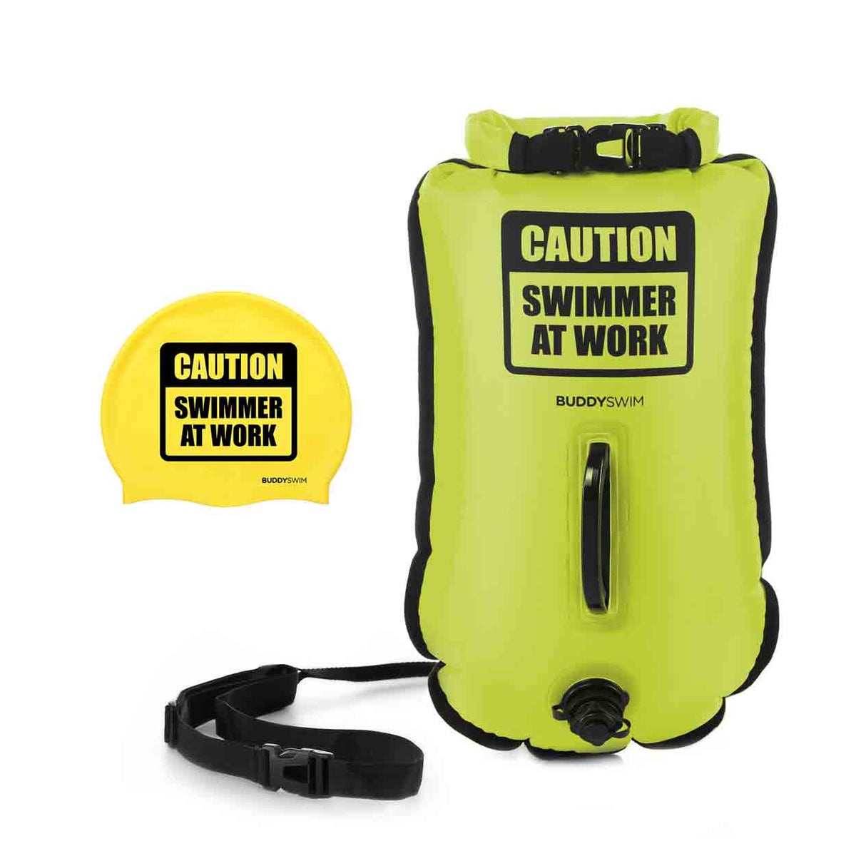 Buddyswim Open Water Schwimmboje 28l - mit wasserdichter DryBag Tasche