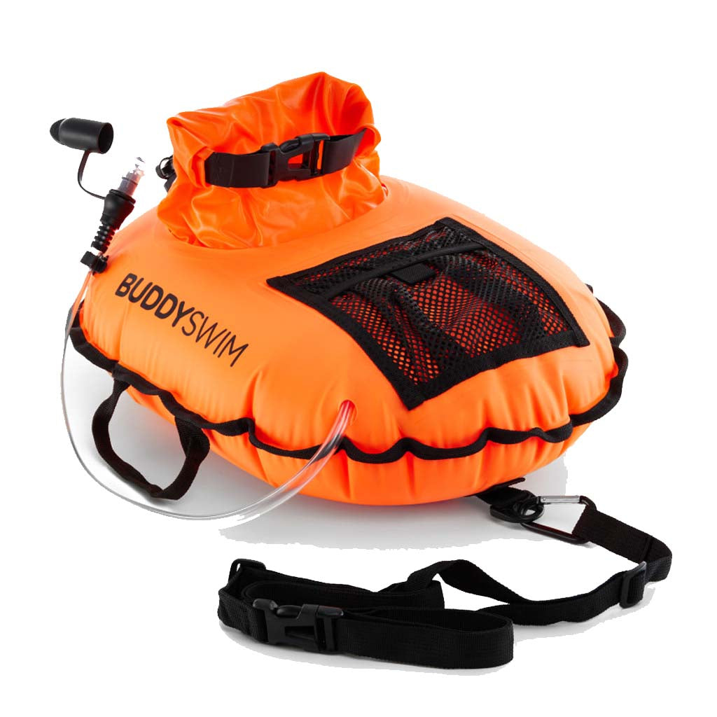 Buddyswim Open Water Schwimmboje Hydrastation PRO mit wasserdichter DryBag Tasche
