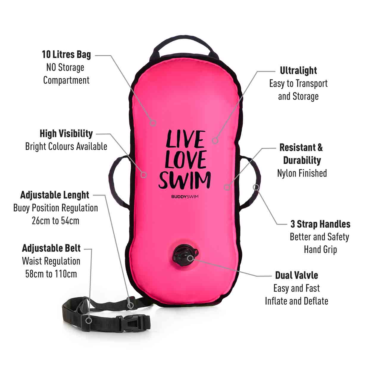 Buddyswim Schwimmboje Ultralight