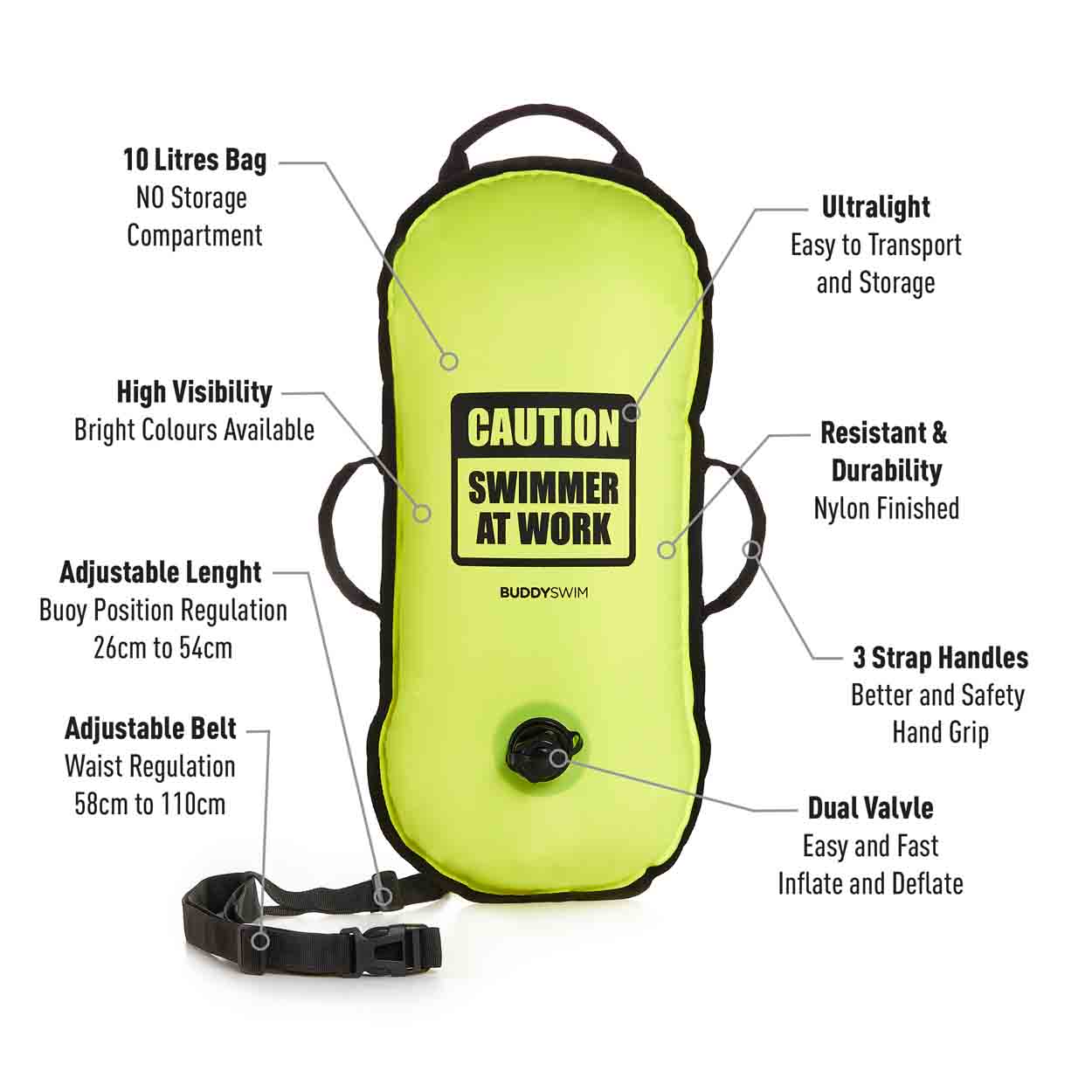 Buddyswim Schwimmboje Ultralight