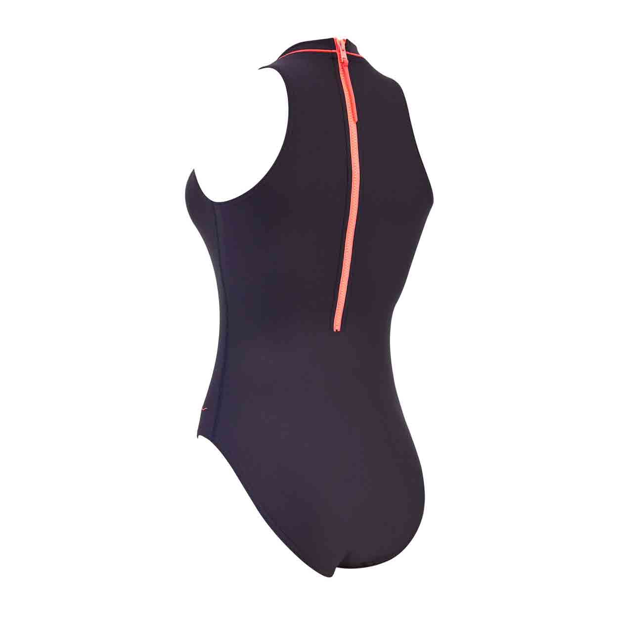 Zoggs Cable Zipped Hi Neck Badeanzug Damen